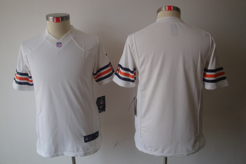 Youth NEW NFL Chicago Bears Blank White Jerseys