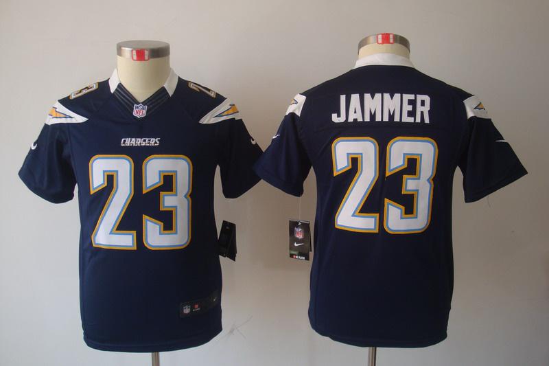 Youth NEW NFL San Diego Chargers 23 Jammer D.Blue Jerseys
