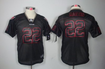 Youth NEW NFL Tampa Bay Buccaneers #22 Doug Martin Black(Lights Out Elite Jerseys)