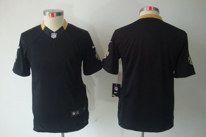 Youth NEW New Orleans Saints Blank Black Jerseys