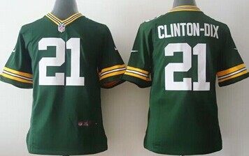 Youth NEW Packers #21 Ha Ha Clinton-Dix Green Team Color NFL Elite Jersey