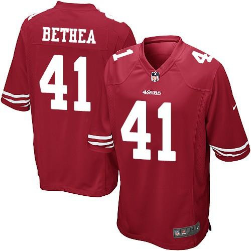 Youth NEW San Francisco 49ers #41 Antoine Bethea Red Team Color Stitched NFL Elite Jersey