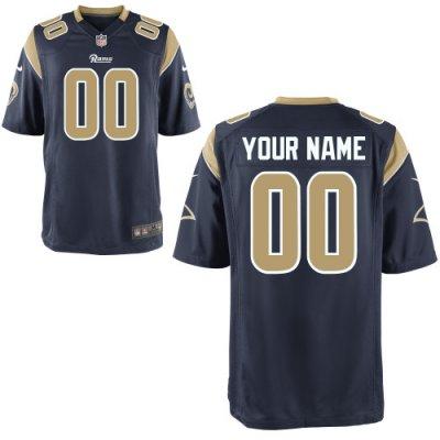 Youth NEW St. Louis Rams Customized Game Team Color Jerseys