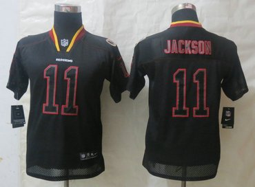 Youth NEW Washington Redskins #11 DeSean Jackson Lights Out Black NFL Jersey