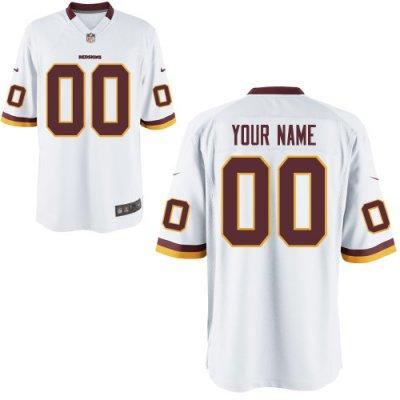Youth NEW Washington Redskins Customized Game White Jerseys Youth NEW Washington Redskins Customized Game White Jerseys