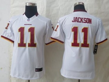 Youth NFL Washington Redskins #11 DeSean Jackson White Nike Jersey