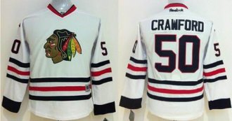 Youth NHL Blackhawks #50 Corey Crawford White Stitched Jersey Youth NHL Blackhawks #50 Corey Crawford White Stitched Jersey