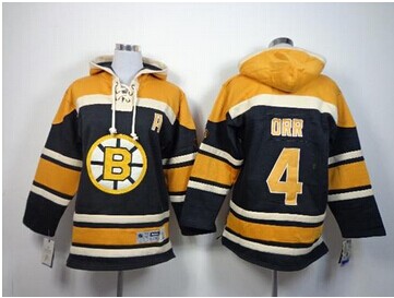 Youth NHL Boston Bruins #4 Bobby Orr Black Sawyer Hooded Sweatshirt Jersey Youth NHL Boston Bruins #4 Bobby Orr Black Sawyer Hooded Sweatshirt Jersey