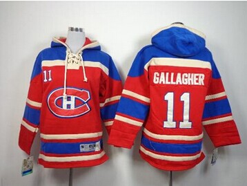 Youth NHL Canadiens #11 Brendan Gallagher Red Sawyer Hooded Sweatshirt Jersey Youth NHL Canadiens #11 Brendan Gallagher Red Sawyer Hooded Sweatshirt Jersey