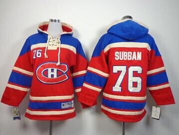 Youth NHL Canadiens #76 P.K Subban Red Sawyer Hooded Sweatshirt Jersey Youth NHL Canadiens #76 P.K Subban Red Sawyer Hooded Sweatshirt Jersey
