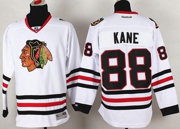 Youth NHL Chicago Blackhawks #88 Patrick Kane White Jersey