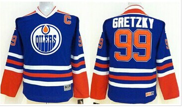 Youth NHL Edmonton Oilers #99 Wayne Gretzky Stitched Light Blue NHL Jersey Youth NHL Edmonton Oilers #99 Wayne Gretzky Stitched Light Blue NHL Jersey
