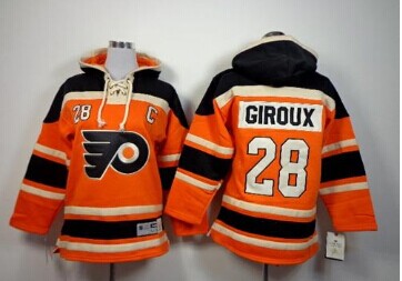 Youth NHL Flyers #28 Claude Giroux Orange Sawyer Hooded Sweatshirt Jersey Youth NHL Flyers #28 Claude Giroux Orange Sawyer Hooded Sweatshirt Jersey