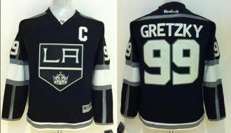 Youth NHL Kings #99 Wayne Gretzky Black Home Stitched Jersey Youth NHL Kings #99 Wayne Gretzky Black Home Stitched Jersey