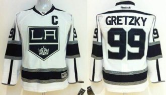Youth NHL Kings #99 Wayne Gretzky White Road Stitched Jersey Youth NHL Kings #99 Wayne Gretzky White Road Stitched Jersey