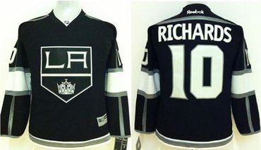 Youth NHL Los Angeles Kings #10 Mike Richards Black Home Jersey Youth NHL Los Angeles Kings #10 Mike Richards Black Home Jersey