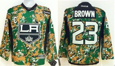 Youth NHL Los Angeles Kings #23 Dustin Brown Camo Veterans Day Practice Jersey Youth NHL Los Angeles Kings #23 Dustin Brown Camo Veterans Day Practice Jersey