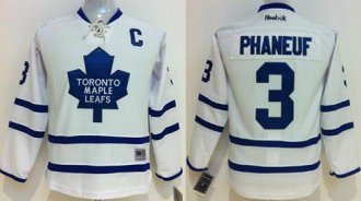 Youth NHL Maple Leafs #3 Dion Phaneuf White Stitched Jersey Youth NHL Maple Leafs #3 Dion Phaneuf White Stitched Jersey