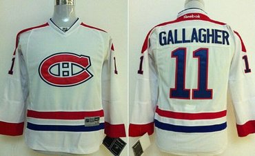 Youth NHL Montreal Canadiens #11 Brendan Gallagher White Stitched Jersey Youth NHL Montreal Canadiens #11 Brendan Gallagher White Stitched Jersey