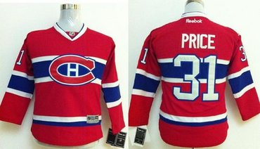 Youth NHL Montreal Canadiens #31 Carey Price Stitched CH Red Jersey Youth NHL Montreal Canadiens #31 Carey Price Stitched CH Red Jersey