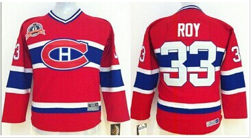 Youth NHL Montreal Canadiens #33 Patrick Roy Red CCM Throwback Jersey Youth NHL Montreal Canadiens #33 Patrick Roy Red CCM Throwback Jersey