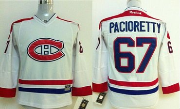 Youth NHL Montreal Canadiens #67 Max Pacioretty White Stitched Jersey Youth NHL Montreal Canadiens #67 Max Pacioretty White Stitched Jersey