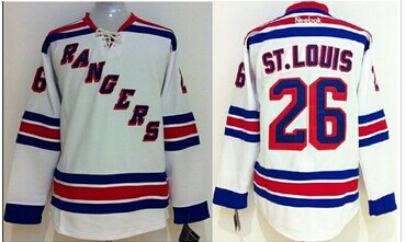 Youth NHL New York Rangers #26 Martin St.Louis White Stitched Jersey Youth NHL New York Rangers #26 Martin St.Louis White Stitched Jersey