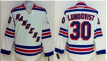 Youth NHL New York Rangers #30 Henrik Lundqvist White Stitched Jersey Youth NHL New York Rangers #30 Henrik Lundqvist White Stitched Jersey