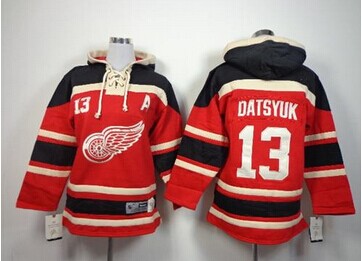 Youth NHL Red Wings #13 Pavel Datsyuk Red Sawyer Hooded Sweatshirt Jersey Youth NHL Red Wings #13 Pavel Datsyuk Red Sawyer Hooded Sweatshirt Jersey