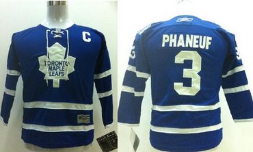 Youth NHL Toronto Maple Leafs #3 Dion Phaneuf Blue Jersey Youth NHL Toronto Maple Leafs #3 Dion Phaneuf Blue Jersey