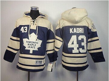 Youth NHL Toronto Maple Leafs #43 Nazem Kadri Blue Sawyer Hooded Sweatshirt Stitched Jersey Youth NHL Toronto Maple Leafs #43 Nazem Kadri Blue Sawyer Hooded Sweatshirt Stitched Jersey