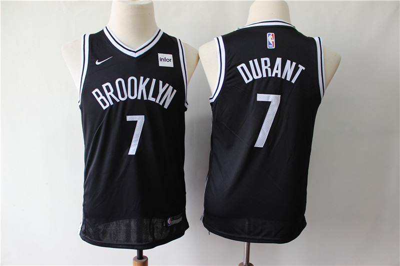 Youth Nets 7 Kevin Durant Black Youth Nike Swingman Jersey Youth Nets 7 Kevin Durant Black Youth Nike Swingman Jersey