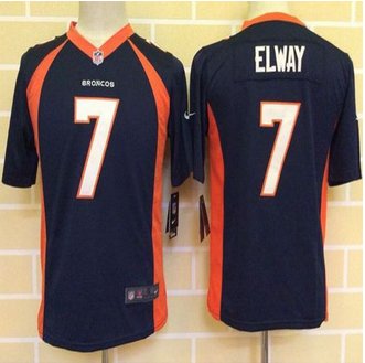 Youth New Denver Broncos #7 John Elway Blue Alternate Stitched NFL New Elite Jersey