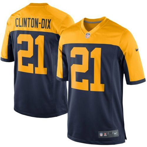 Youth New Green Bay Packers #21 Ha Ha Clinton-Dix Navy Blue Alternate Stitched NFL New Elite Jersey