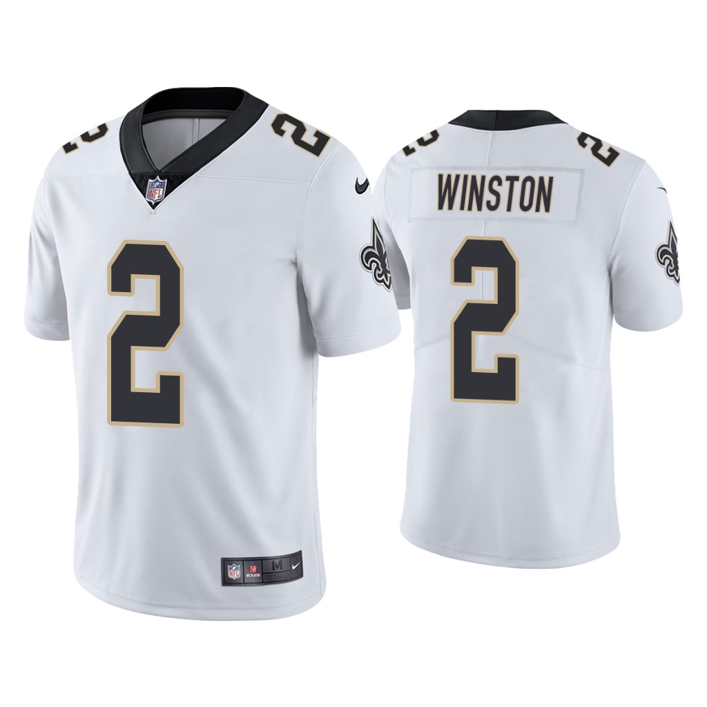 Youth New Orleans Saints #2 Jameis Winston White Vapor Untouchable Limited Stitched Jersey Youth New Orleans Saints #2 Jameis Winston White Vapor Untouchable Limited Stitched Jersey