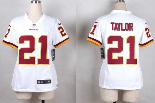 Youth New Redskins #21 Sean Taylor White Stitched NFL Elite Jersey