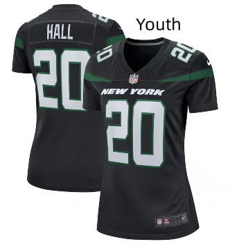Youth New York Jets #20 Breece Hall Nike Stealth Black Alternate Vapor Limited Jersey Youth New York Jets #20 Breece Hall Nike Stealth Black Alternate Vapor Limited Jersey