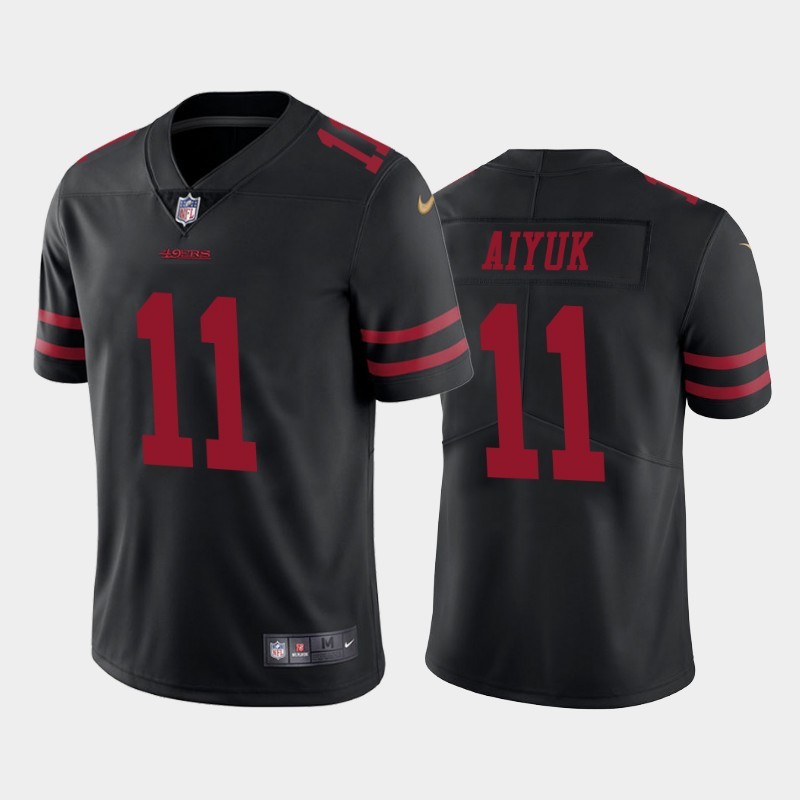 Youth Nike 49ers 11 Brandon Aiyuk Black Youth 2020 NFL Draft First Round Pick Vapor Untouchable Limited Jersey Youth Nike 49ers 11 Brandon Aiyuk Black Youth 2020 NFL Draft First Round Pick Vapor Untouchable Limited Jersey