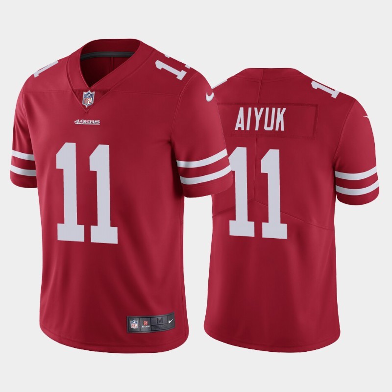 Youth Nike 49ers 11 Brandon Aiyuk Red Youth 2020 NFL Draft First Round Pick Vapor Untouchable Limited Jersey Youth Nike 49ers 11 Brandon Aiyuk Red Youth 2020 NFL Draft First Round Pick Vapor Untouchable Limited Jersey
