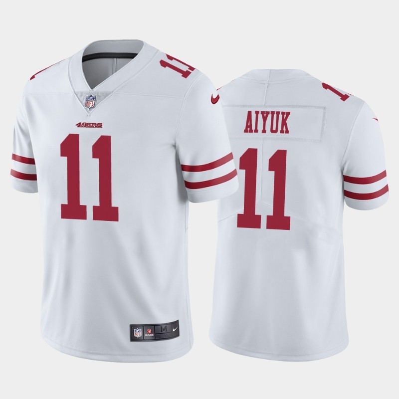 Youth Nike 49ers 11 Brandon Aiyuk White Youth 2020 NFL Draft First Round Pick Vapor Untouchable Limited Jersey Youth Nike 49ers 11 Brandon Aiyuk White Youth 2020 NFL Draft First Round Pick Vapor Untouchable Limited Jersey