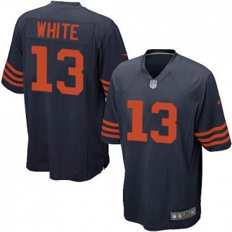 Youth Nike Bears #13 Kevin White Navy Blue 1940s Throwback Stitched NFL Elite jersey