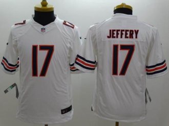 Youth Nike Bears #17 Alshon Jeffery White NFL Limited Jersey