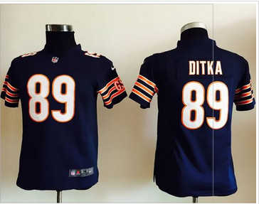 Youth Nike Bears #89 Mike Ditka Navy Blue Team Color Stitched NFL Elite Jersey
