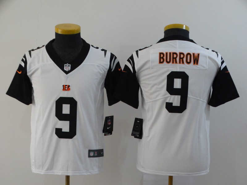 Youth Nike Bengals 9 Joe Burrow Black Youth 2020 NFL Draft First Round Pick Color Rush Limited Jersey Youth Nike Bengals 9 Joe Burrow Black Youth 2020 NFL Draft First Round Pick Color Rush Limited Jersey
