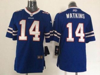 Youth Nike Bills #14 Sammy Watkins Royal Blue Team Color NFL Elite jersey