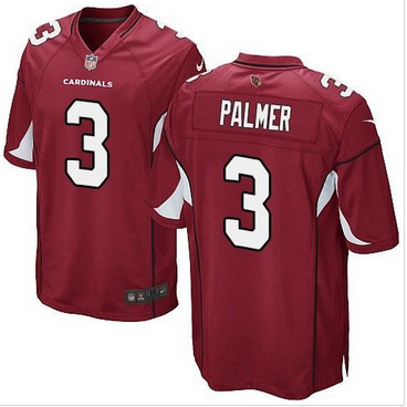 Youth Nike Cardinals #3 Carson Palmer Red Team Color Stitched NFL Elite Jersey