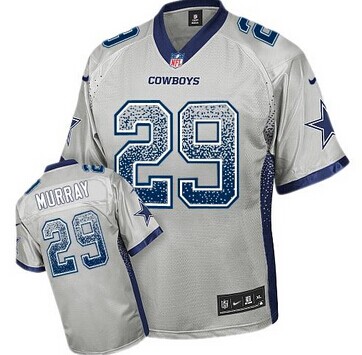 Youth Nike Cowboys #29 DeMarco Murray Grey NFL Elite Drift Fashion Jersey