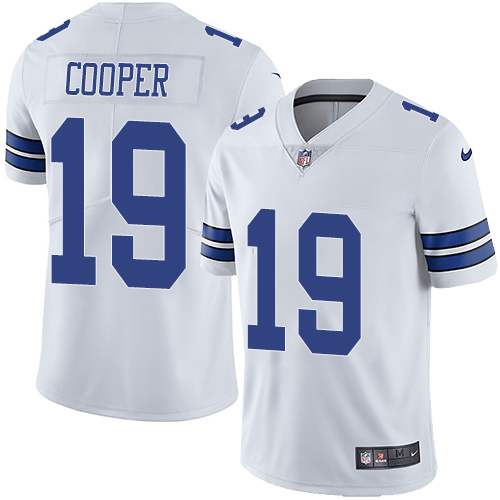 Youth Nike Cowboys 19 Amari Cooper White Youth Vapor Untouchable Limited Jersey