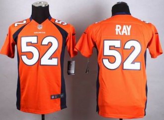 Youth Nike Denver Broncos #52 Shane Ray Orange Team Color Stitched NFL New Elite Jersey