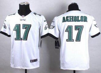 Youth Nike Eagles #17 Nelson Agholor White Stitched NFL New Elite Jersey